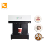 3D Digital Portable Cake/ Coffee Printer HY3422 مع حبر بالألوان الكاملة للأكل 