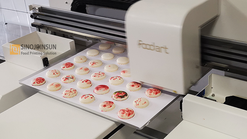 طباعة صبية صالحة للأكل ، -2-food-printer-print-custom-edible-macarons ، sakura macarons